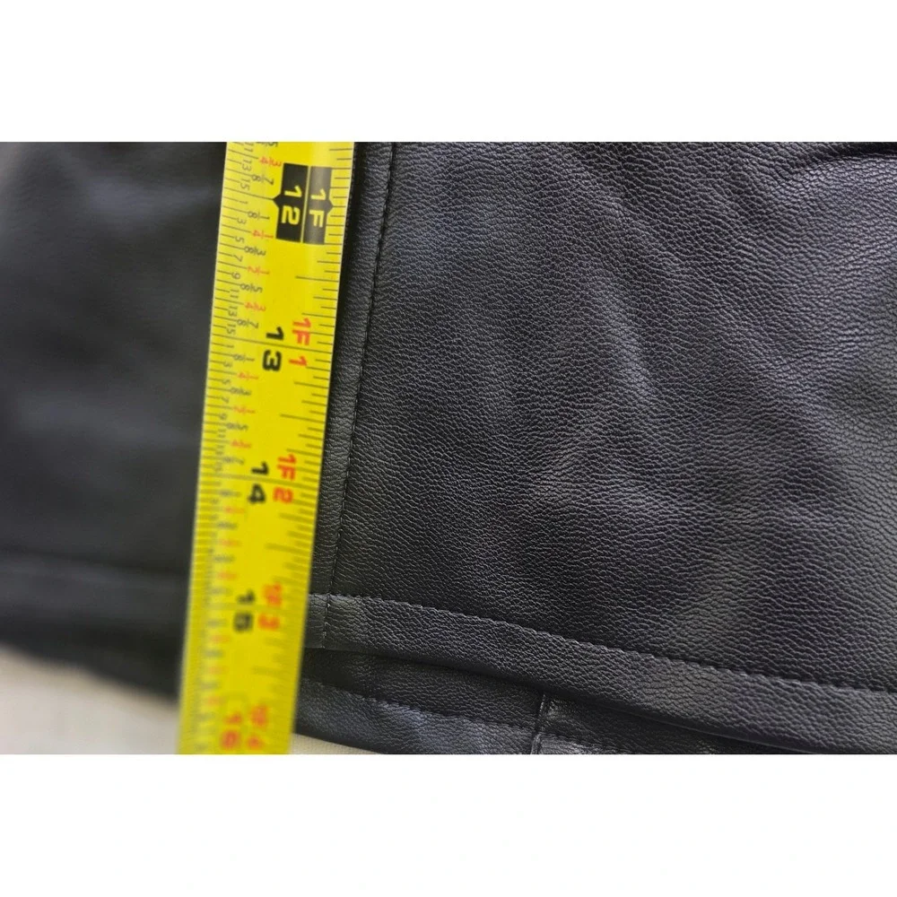 Baby Gap Toddler Girls Faux Leather Moto Jacket Black Size 5 Years 354948-00